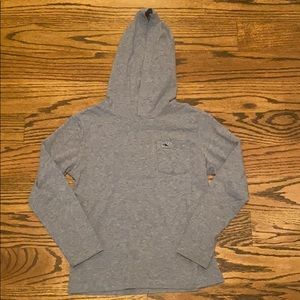EUC boys hooded Vineyard Vines long sleeve tee